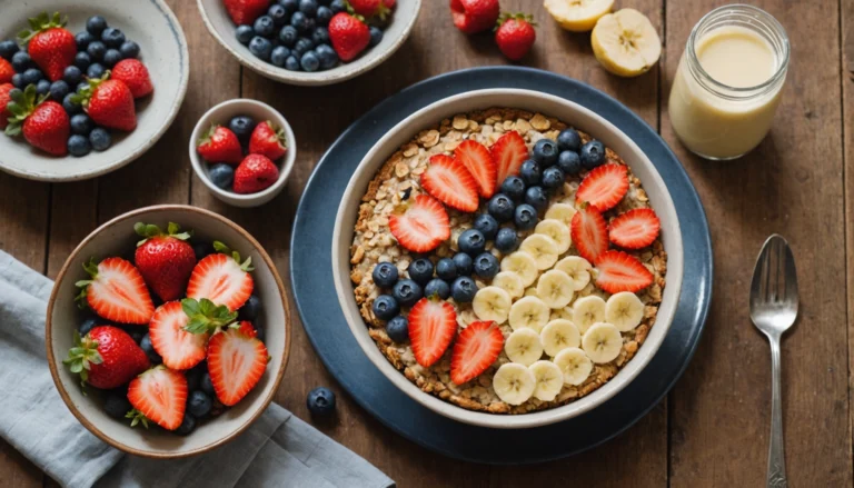 bowl cake flocon d'avoine healthy