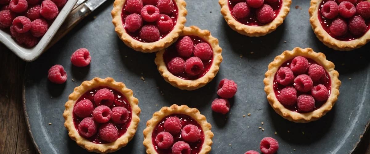 recette tartelette au framboise