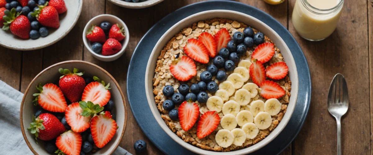 bowl cake flocon d'avoine healthy
